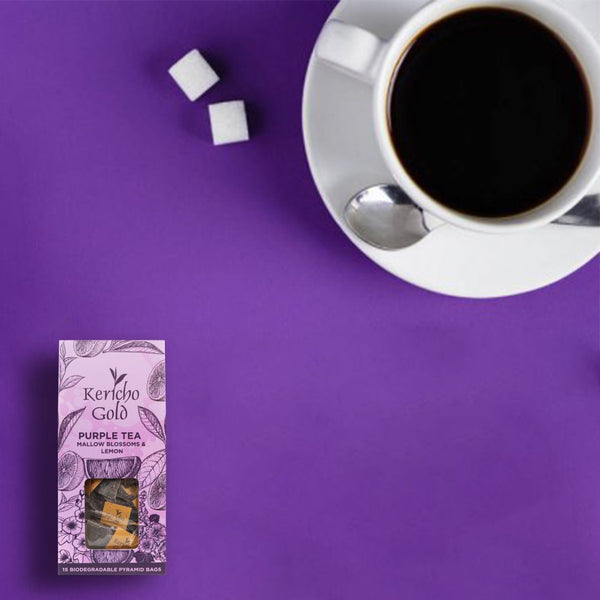 Purple Tea Mallow Blossoms & Lemon